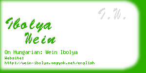 ibolya wein business card